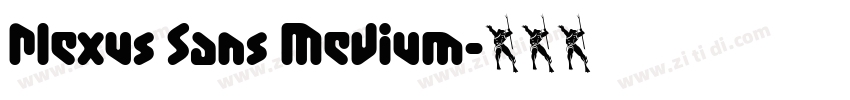 Plexus Sans Medium字体转换